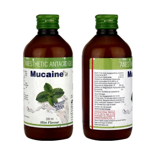 MUCAINE GEL MINT 200ML